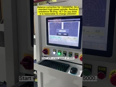 소프트 베어링 고속 기계식 스핀들, 전기 스핀들 밸런싱 머신