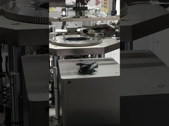 두 스테이션 냉각 팬 블레이드 수직 쌍 평면 프레싱 자동 균형 기계